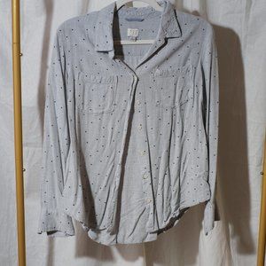 A New Day Grey button-up